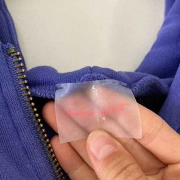 Free People Movement On Point Full Zip Jacket Oversized Purple Grape Sz S - Picture 5 of 6